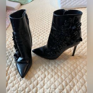 Zara black booties